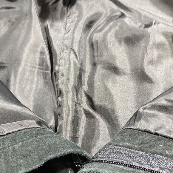 Brandon Thomas Suede Leather Straight Leg Lined Pants Black Size 6‎ - Picture 12 of 12